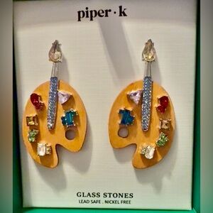 For the special artist…. Piper K Artist Palette pierced Earrings.
